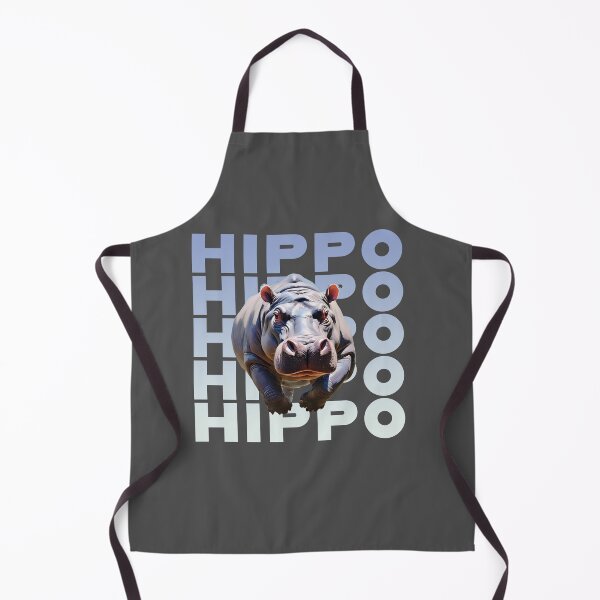 Item preview, Hippopotamus wild animal design travel gif designed and sold by La Loca.