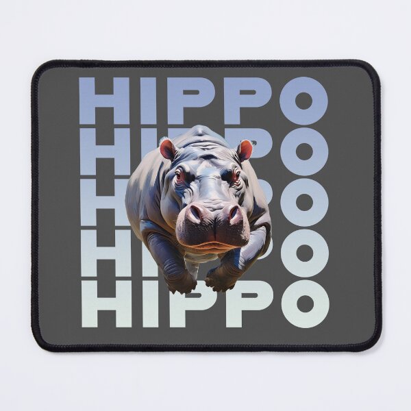 Item preview, Hippopotamus wild animal design travel gif designed and sold by La Loca.