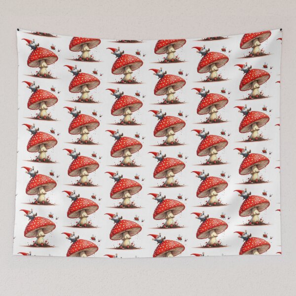 Item preview, Gnome falling of a mushroom after "Kabouter Spillebeen" designed and sold by YukiKenji.