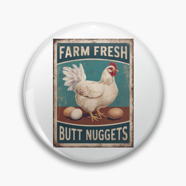 Item preview, Farm Fresh Butt Nuggets designed and sold by Angry Swan Designs.