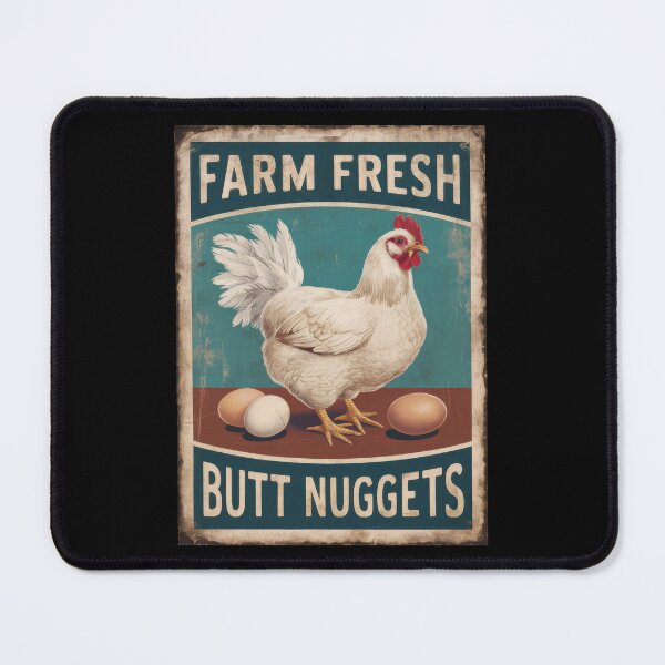Item preview, Farm Fresh Butt Nuggets designed and sold by Angry Swan Designs.