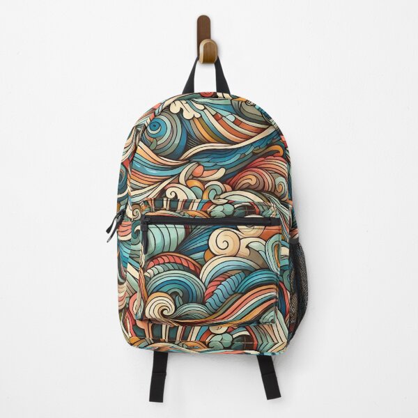 Item preview, Waves Paint Art Design designed and sold by aisublime.