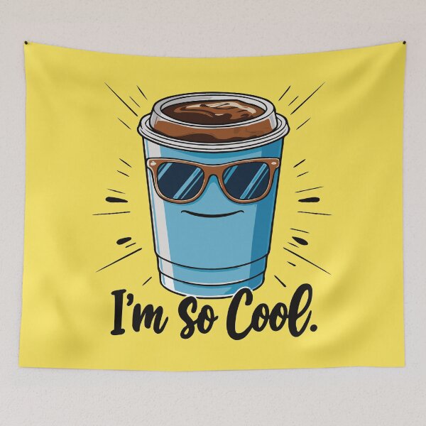 Item preview, I'm so cool. Cool coffee cup. designed and sold by twisted-dot.