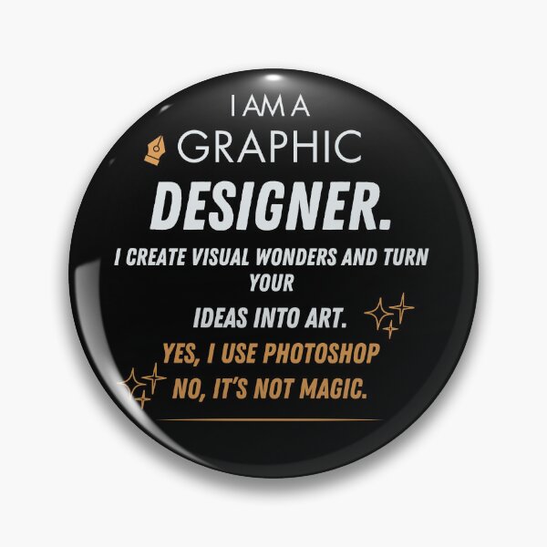 Item preview, I am a graphic designer designed and sold by wanessacreative.