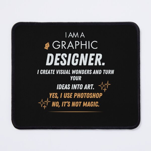 Item preview, I am a graphic designer designed and sold by wanessacreative.