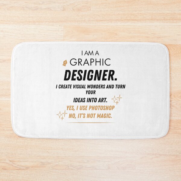 Item preview, I am a graphic designer designed and sold by wanessacreative.