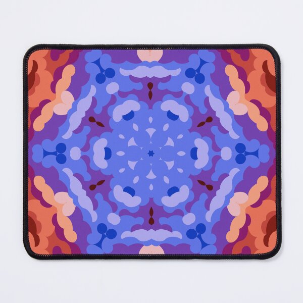 Item preview, Retro Mandala Blue Purple and Red designed and sold by WormholeOrbital.