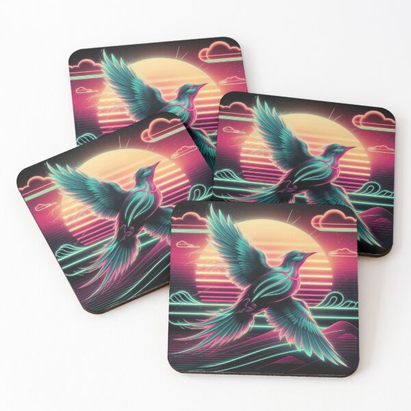 Item preview, Retro Sunset Bird Soar designed and sold by Exodoi.
