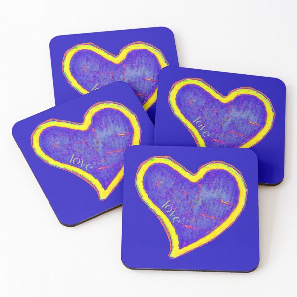 Item preview, Loveheart blue and yellow designed and sold by FlossOrFi.
