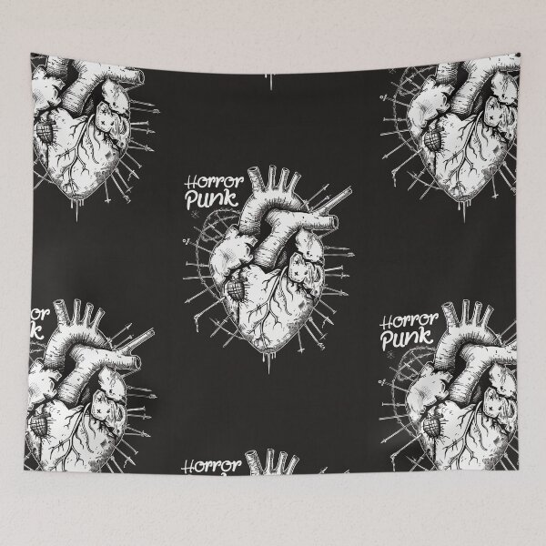 Item preview, “Horror Punk” Heart in Gothic Tattoo Style designed and sold by Piotrek0001.