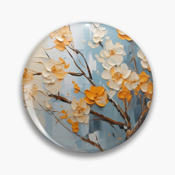 Item preview, Witch Hazel - Impasto Floral designed and sold by KootenayDesigns.