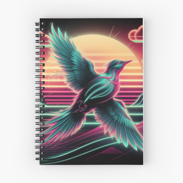 Item preview, Retro Sunset Bird Soar designed and sold by Exodoi.
