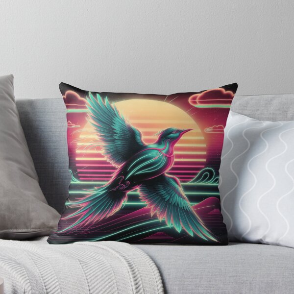 Item preview, Retro Sunset Bird Soar designed and sold by Exodoi.