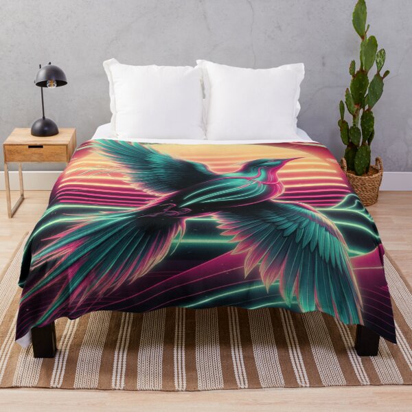 Item preview, Retro Sunset Bird Soar designed and sold by Exodoi.