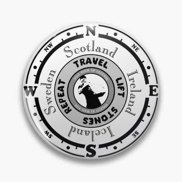 Item preview, Travel Lift Stones Repeat 2024 Stone Lifting Tour Of Legends  Feats of Strength designed and sold by SmileThreads.