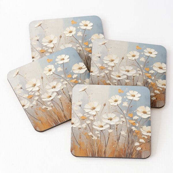 Item preview, Yarrow - Impasto Floral designed and sold by KootenayDesigns.