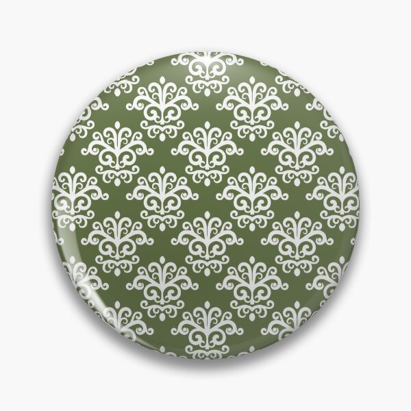 Item preview, Seamless Damask Pattern Green #2 designed and sold by MadeInR.
