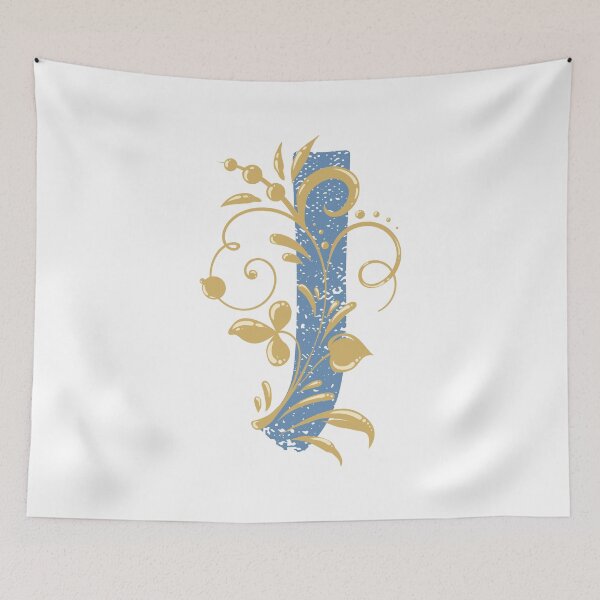 Item preview, J - Vintage floral letter for names starting with J designed and sold by Deepness2023.