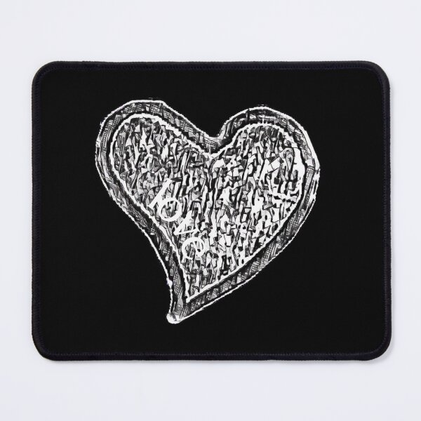 Item preview, Loveheart black and white designed and sold by FlossOrFi.