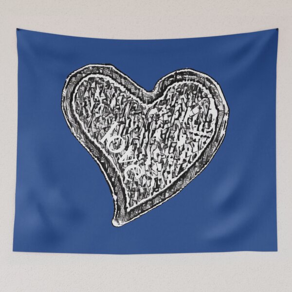 Item preview, Loveheart black and white designed and sold by FlossOrFi.