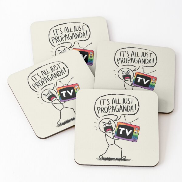 Item preview, Skeptical Static: A Tiny Truth Teller Holding TV designed and sold by SweetLog.