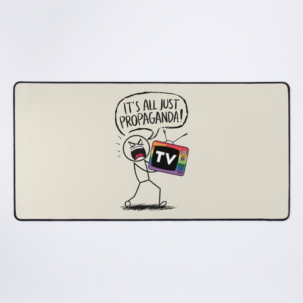 Item preview, Skeptical Static: A Tiny Truth Teller Holding TV designed and sold by SweetLog.