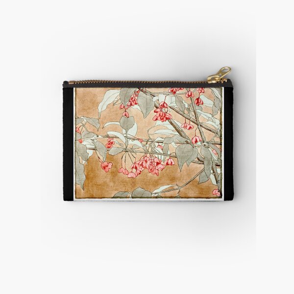 Item preview, Burning Bush Flowers 1915 Hannah Borger Overbeck designed and sold by RocketshipRetro.