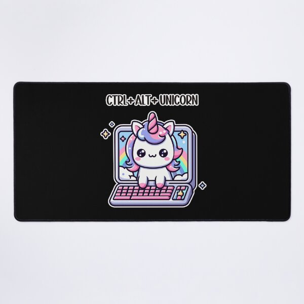 Item preview, Cute Unicorn Emerging from Computer Screen designed and sold by Brudy-R.