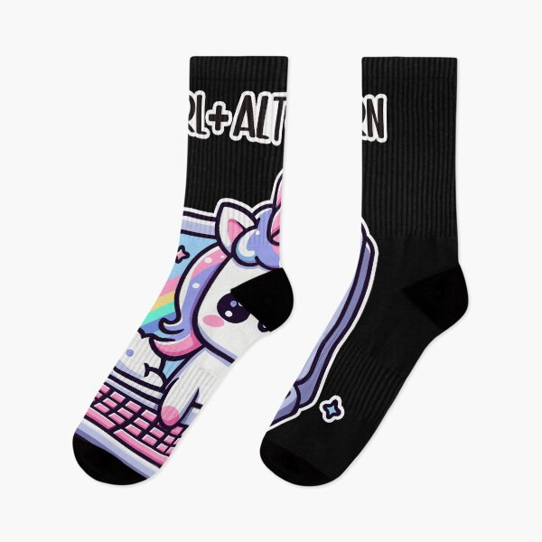 Item preview, Cute Unicorn Emerging from Computer Screen designed and sold by Brudy-R.