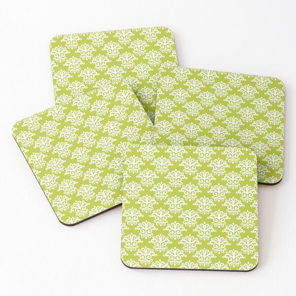 Item preview, Seamless Damask Pattern Green #3 designed and sold by MadeInR.