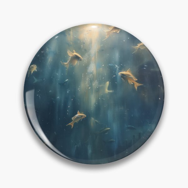 Item preview, Fish Glowing in Deep Sea designed and sold by palmyst.