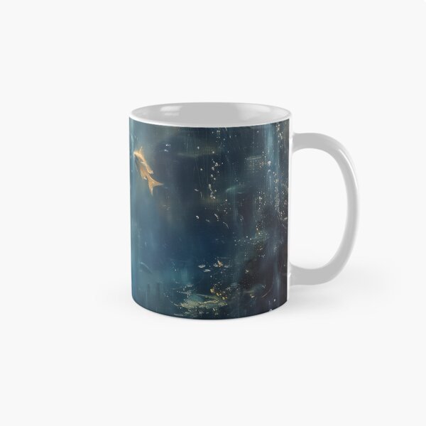 Item preview, Fish Glowing in Deep Sea designed and sold by palmyst.