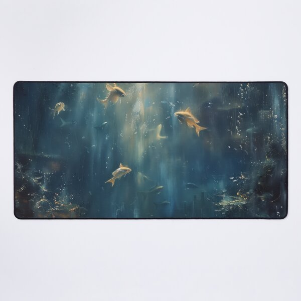 Item preview, Fish Glowing in Deep Sea designed and sold by palmyst.