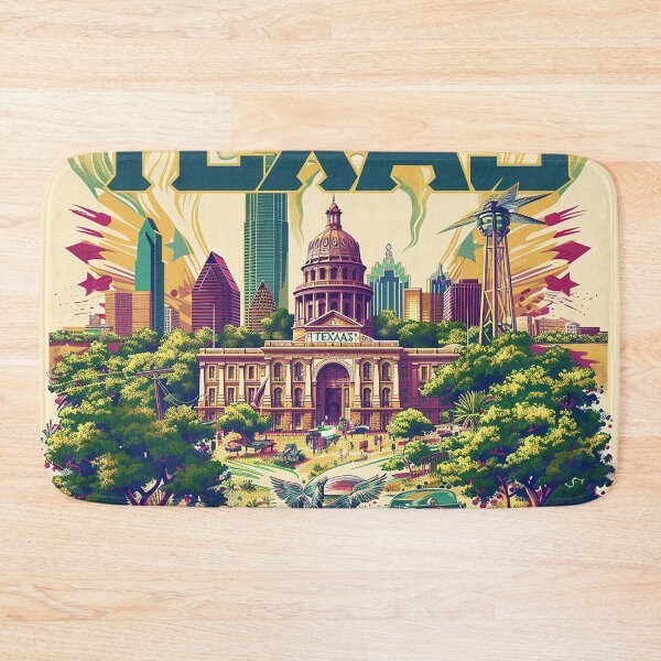 Item preview, Texas City Art designed and sold by nomiraclehere.