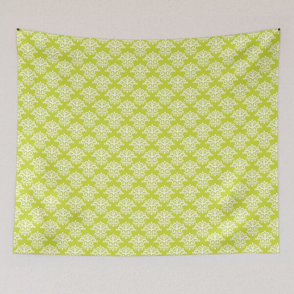 Item preview, Seamless Damask Pattern Green #4 designed and sold by MadeInR.