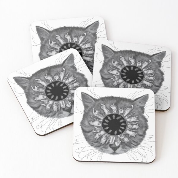 Item preview, Eyes of the Feline Cosmos: Illusionary Cat’s Gaze designed and sold by AmziLife.