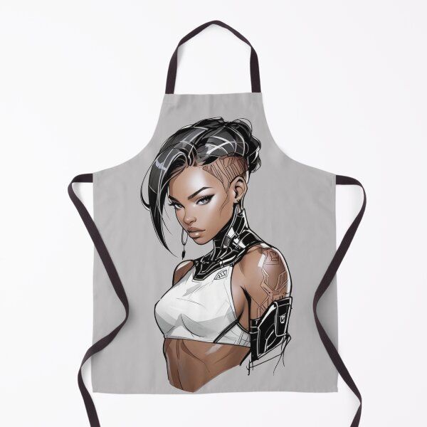 Aperçu de l'œuvre Cyborg Girl créée et vendue par ArtCraftLab.