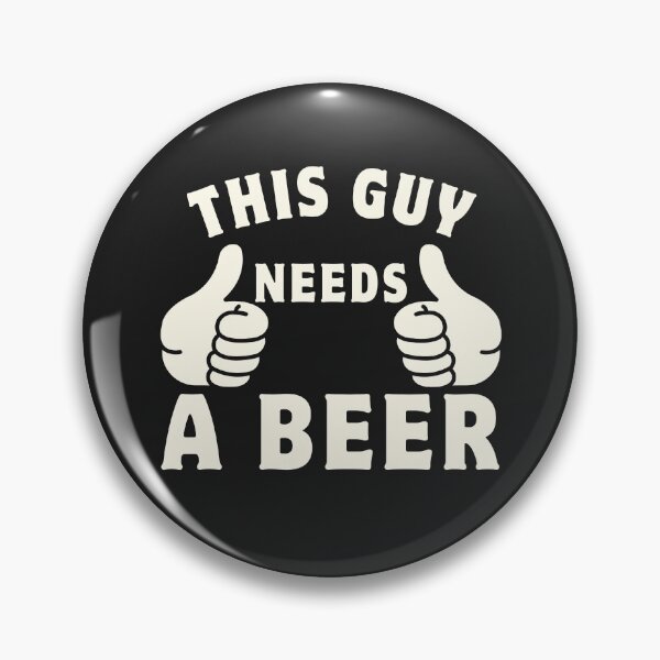Item preview, This Guy Needs A Beer Essential T-Shirt designed and sold by padeddesignart.