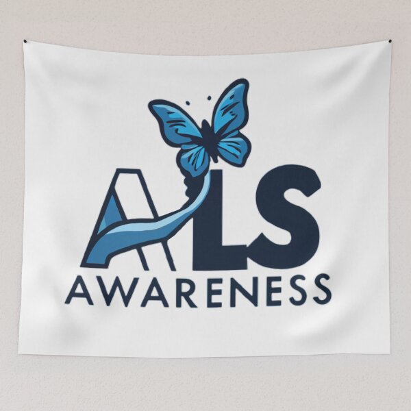 Item preview, Hope Flies. Fight ALS.  #ALSAwareness designed and sold by EloEloPrints.