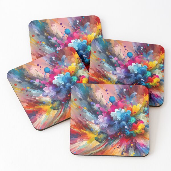 Item preview, Multicolored Ink Splotches designed and sold by That-Guys-Merch.