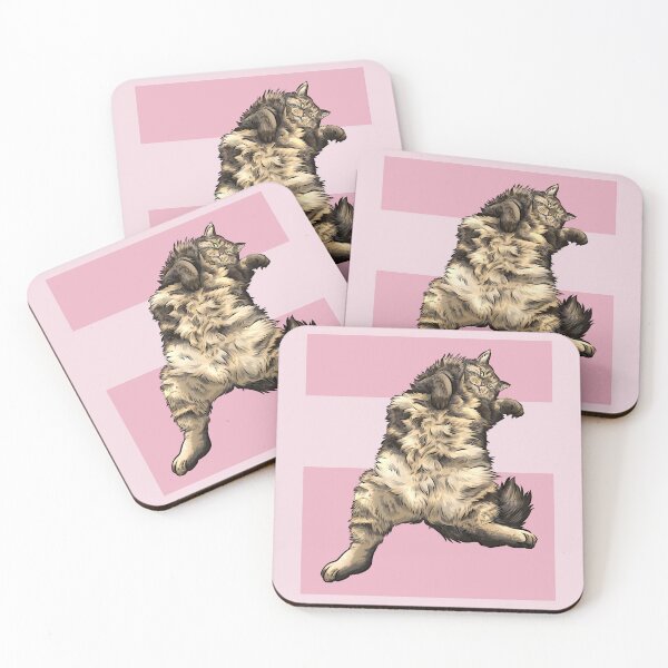 Item preview, Chubby Tabby Cat | Rub my Belly Peasant designed and sold by shirinsart.