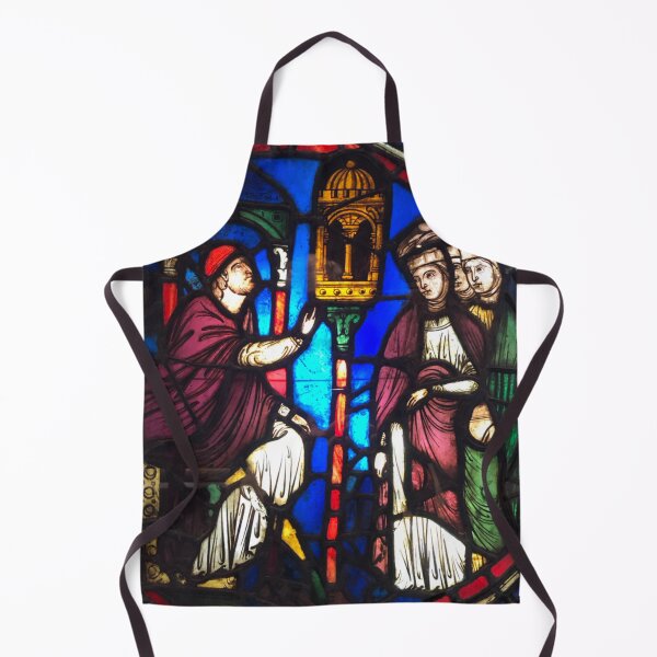 Item preview, Detail from a medieval stained glass window in Paris designed and sold by ricoflinn.