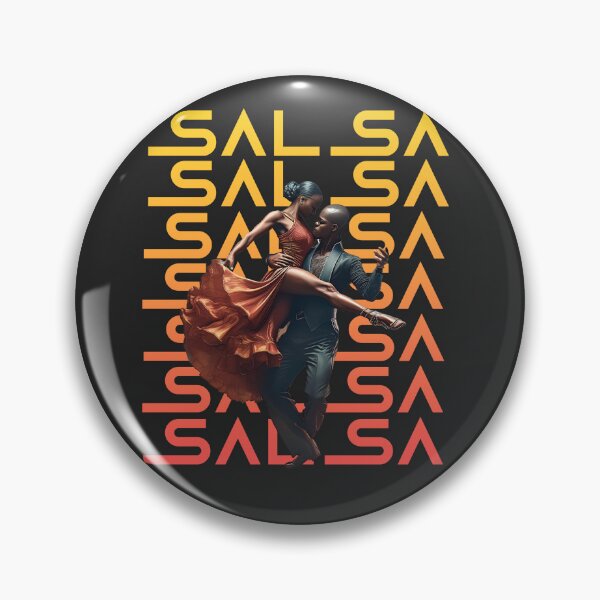 Item preview, salsa dancer couple Latin dancer gif designed and sold by La Loca.