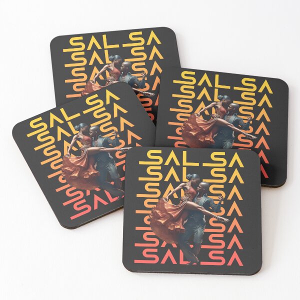 Item preview, salsa dancer couple Latin dancer gif designed and sold by La Loca.