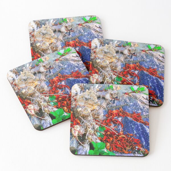 Item preview, Autumn Stone Leaves and Stumps designed and sold by Pierdutin.
