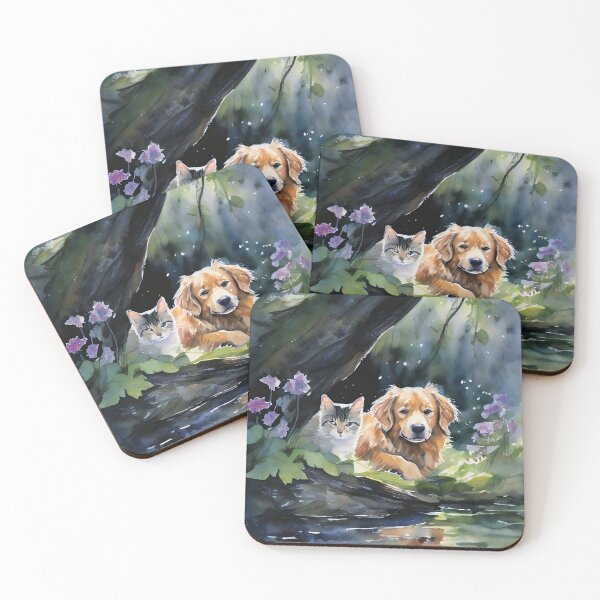 Item preview, Dog And Cat designed and sold by Huluhub.
