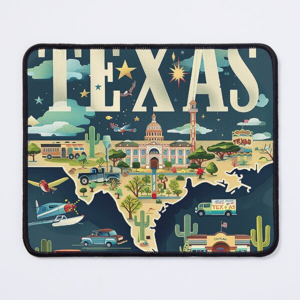 Item preview, Texas City Art designed and sold by nomiraclehere.