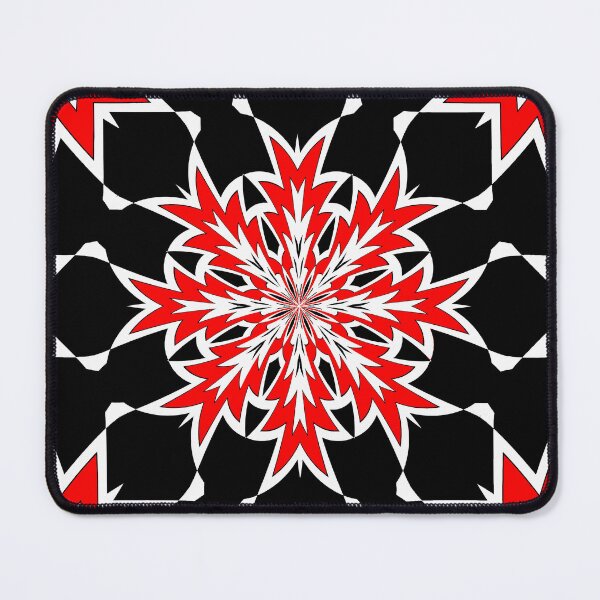Item preview, Bizarre Geometric Red Black and White Kaleidoscope designed and sold by taiche.