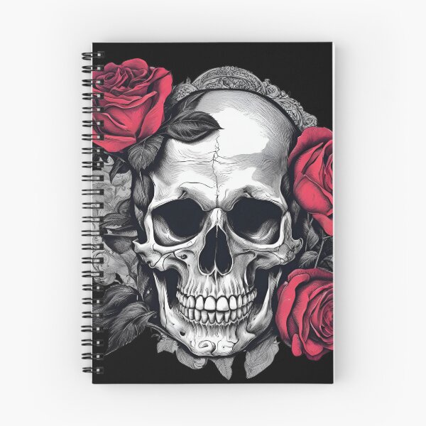 Item preview, Calavera fantasma con rosa  designed and sold by PSumran.
