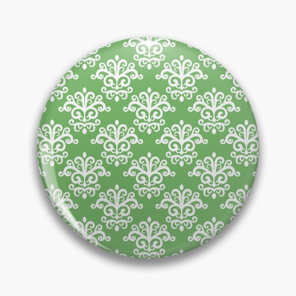 Item preview, Seamless Damask Pattern Green #9 designed and sold by MadeInR.